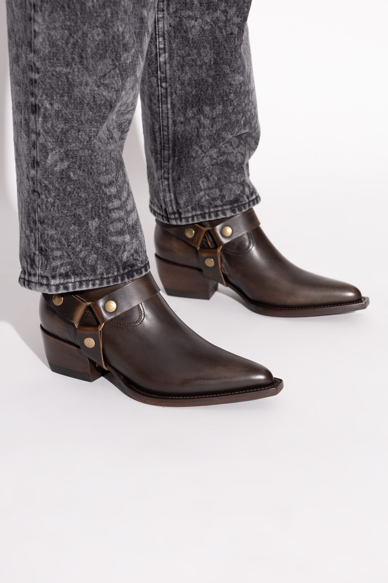Golden Goose Leather ankle boots 'Debbie' | Women's Shoes